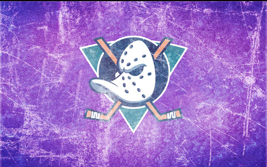 Anaheim Ducks Purple Rink Wallpaper