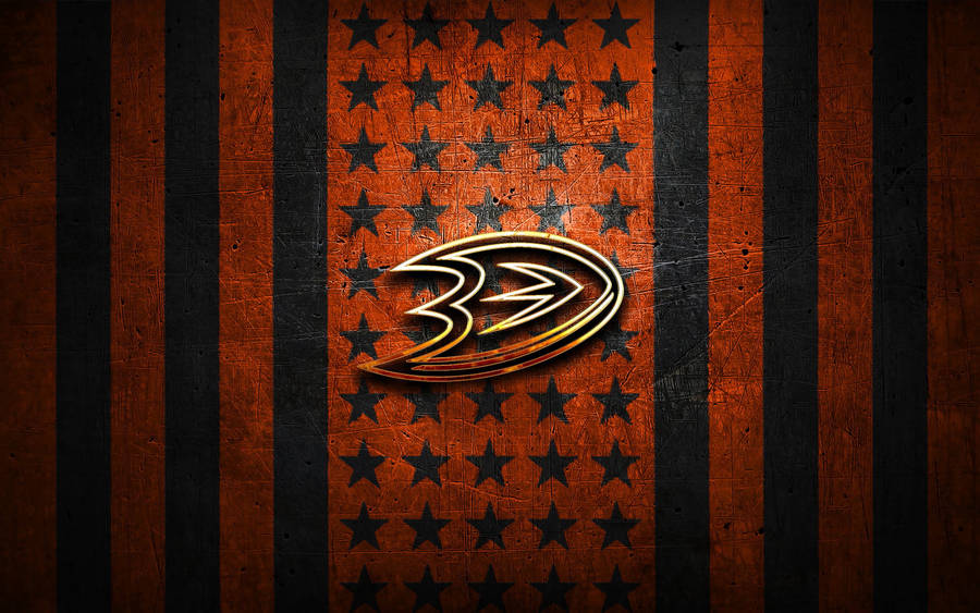 Anaheim Ducks Star Flag Wallpaper