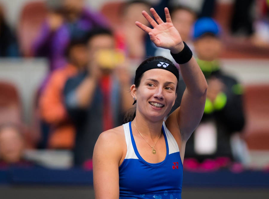 Anastasija Sevastova - Acknowledging The Crowd Wallpaper