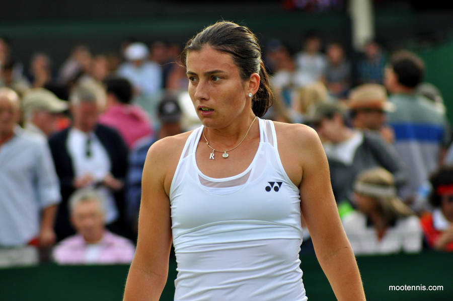 Anastasija Sevastova White Yonex Top Wallpaper