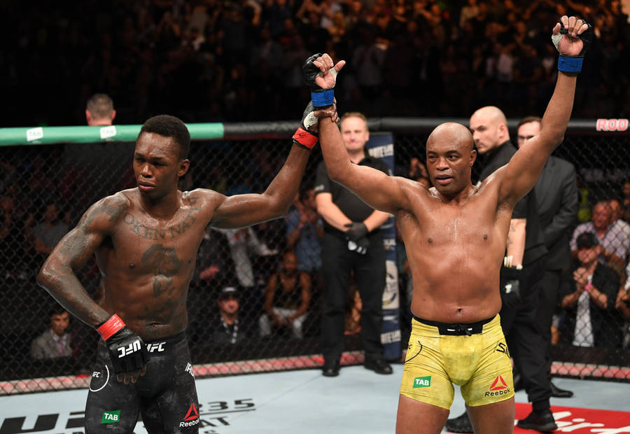 Anderson Silva And Israel Adesanya Wallpaper