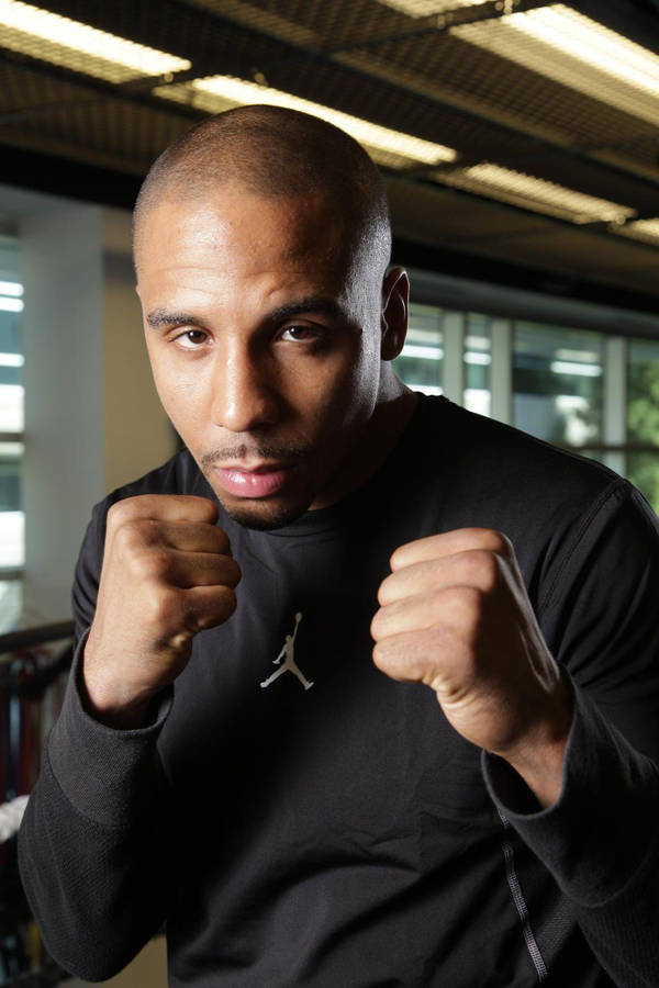 Andre Ward Casual Boxing Pose Wallpaper