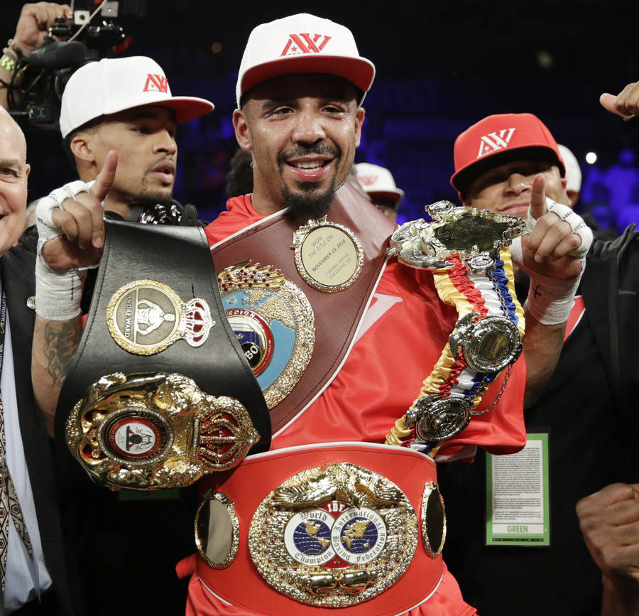 Andre Ward Winning Moment Wallpaper