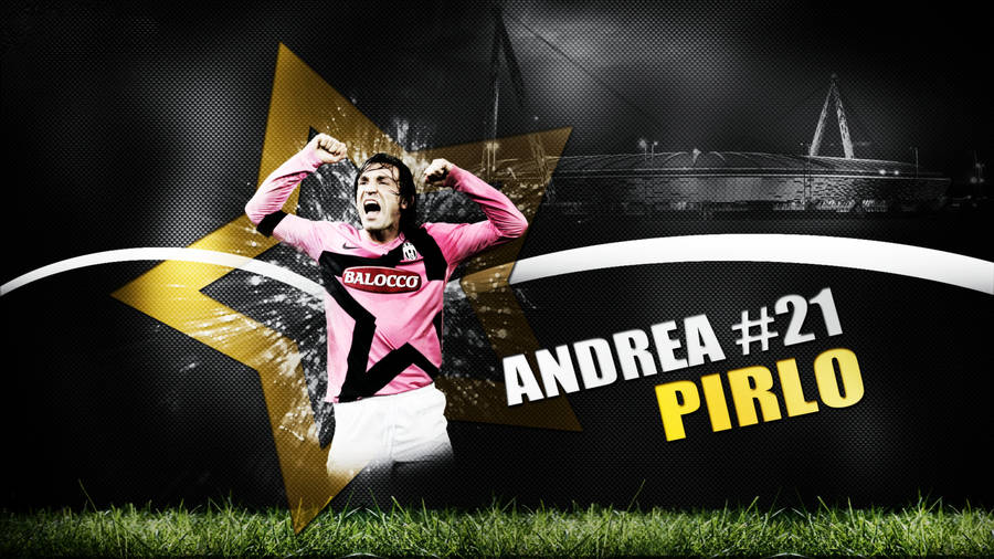 Andrea Pirlo Black Desktop Wallpaper