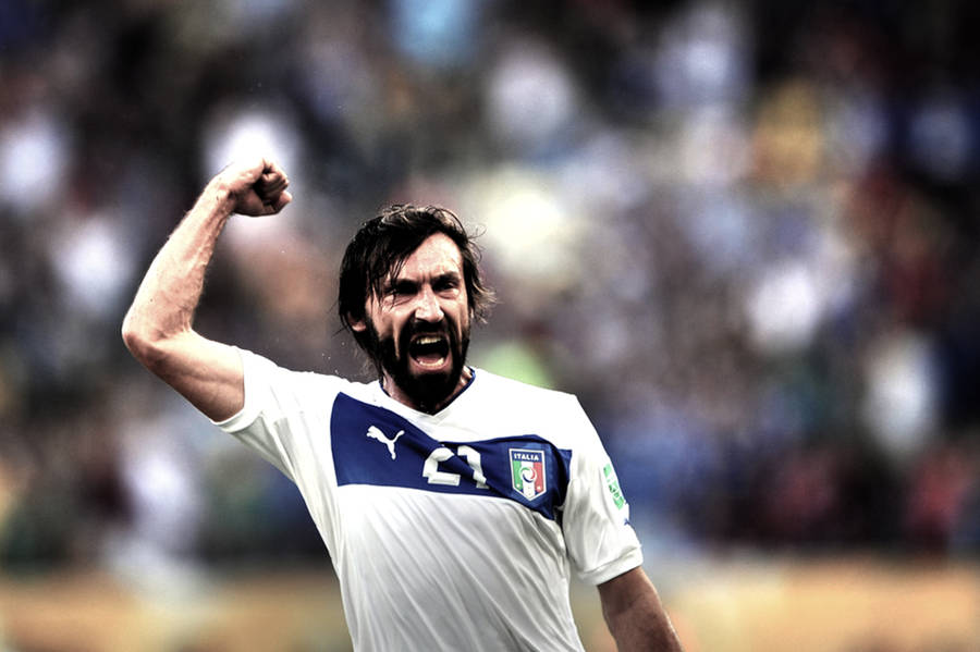 Andrea Pirlo Fist Pump Wallpaper