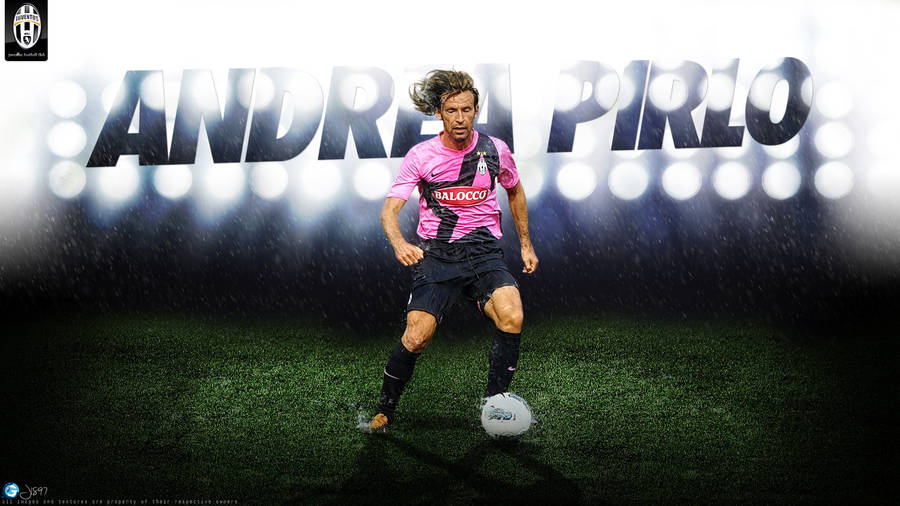 Andrea Pirlo Spotlights Background Wallpaper