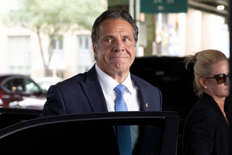 Andrew Cuomo Emotionless Smile Wallpaper