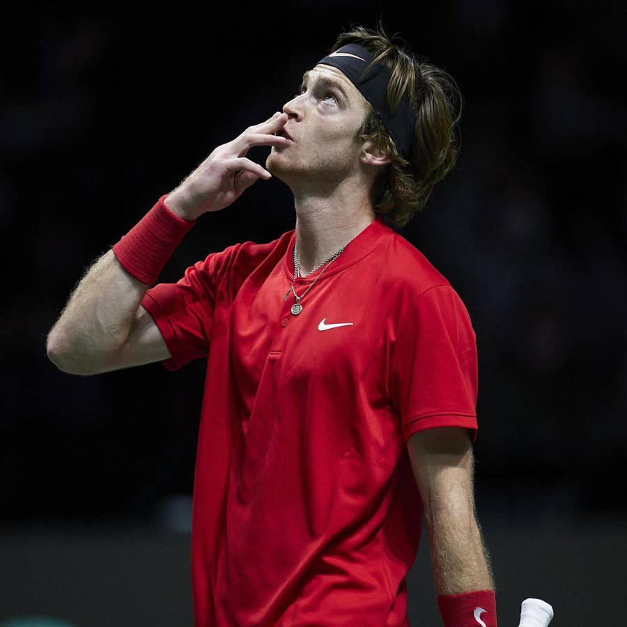 Andrey Rublev Kissing His Fingertips Wallpaper