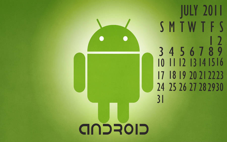 Android Calendar Desktop Wallpaper