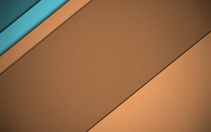 Android Material Design Blue-brown Bands Wallpaper