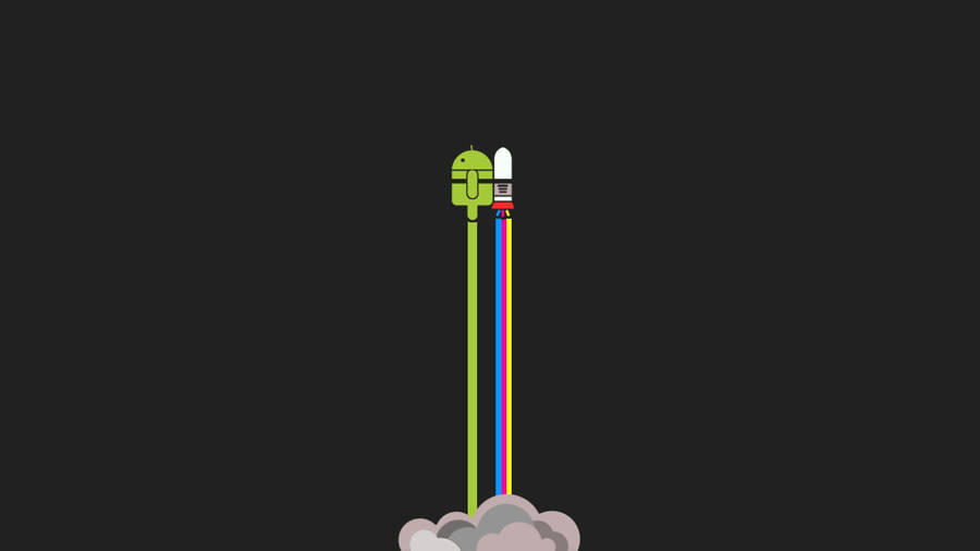 Android Rocket Desktop Wallpaper