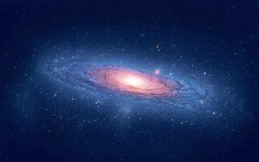Andromeda Galaxy In Outer Space Wallpaper