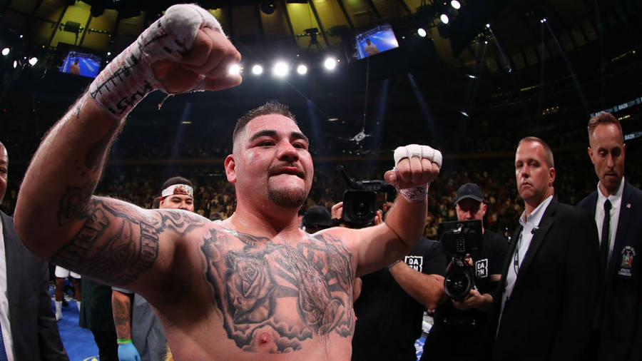 Andy Ruiz With Happy Expression Wallpaper