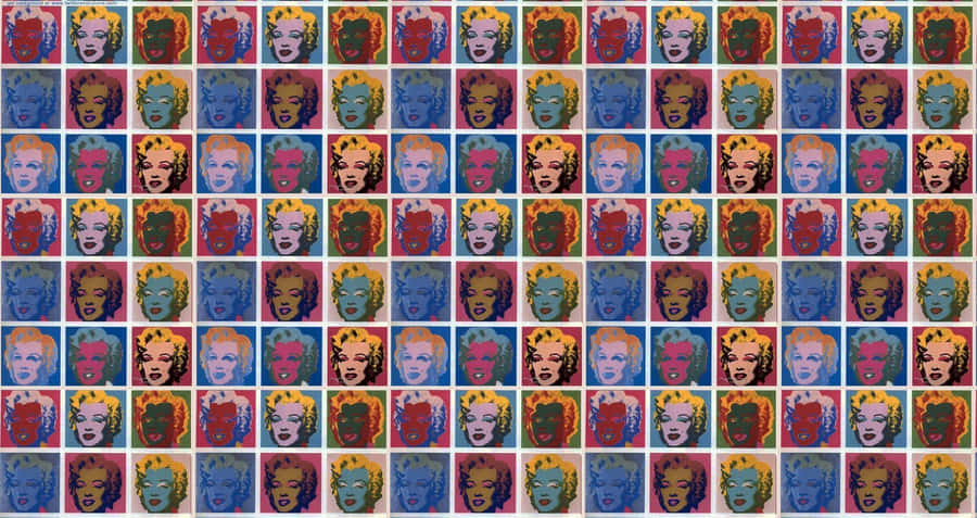 Andy Warhol Marilyn Diptych Wallpaper