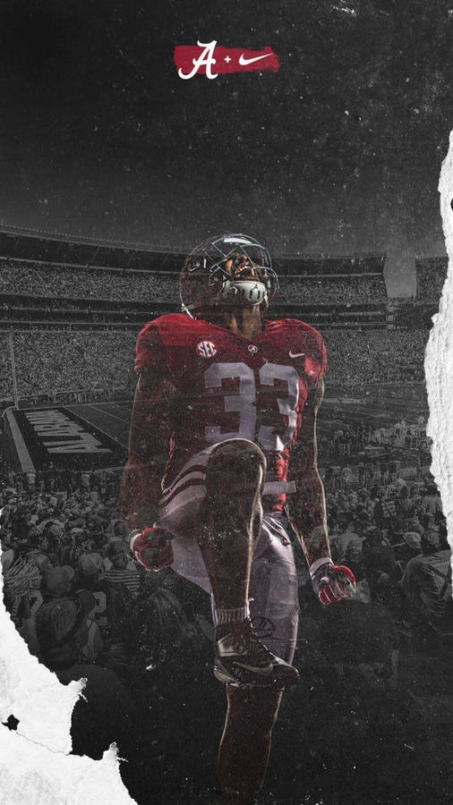 Anfernee Jennings Of Alabama Crimson Tide Wallpaper