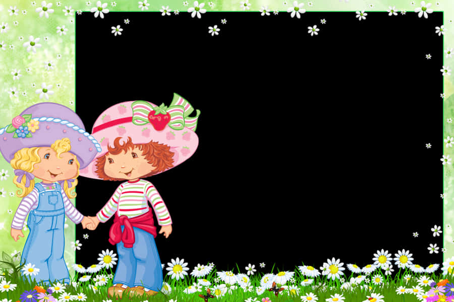 Angel Cake And Strawberry Shortcake Wallpaper