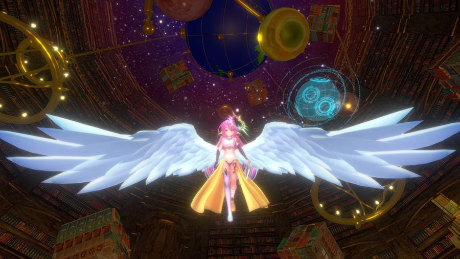 Angelic Vrchat Jibril Wallpaper