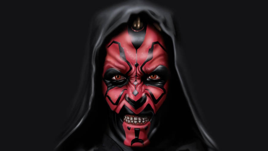 Angry Darth Maul Black Devil Hd Wallpaper