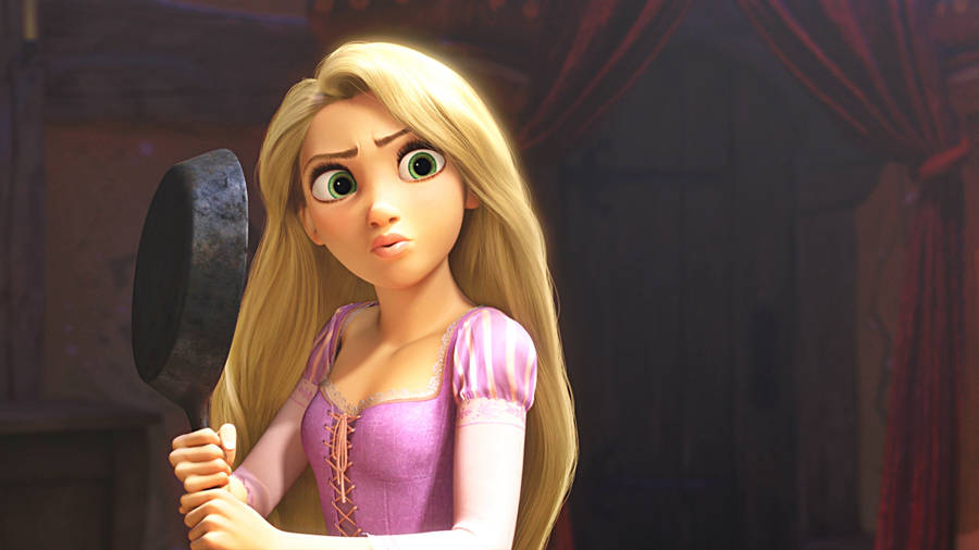 Angry Disney Princess Rapunzel Wallpaper