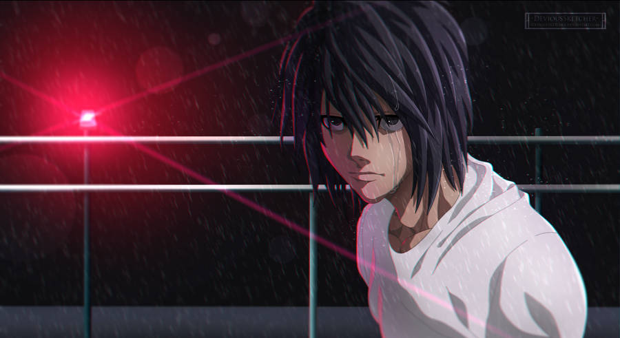 Angry L Lawliet From Death Note Wallpaper