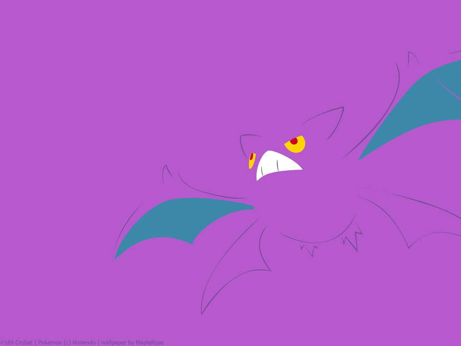 Angry Purple Crobat Wallpaper