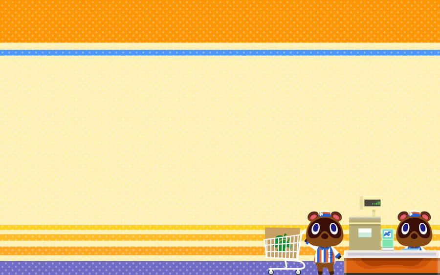 Animal Crossing Nooklingsat Storefront Wallpaper