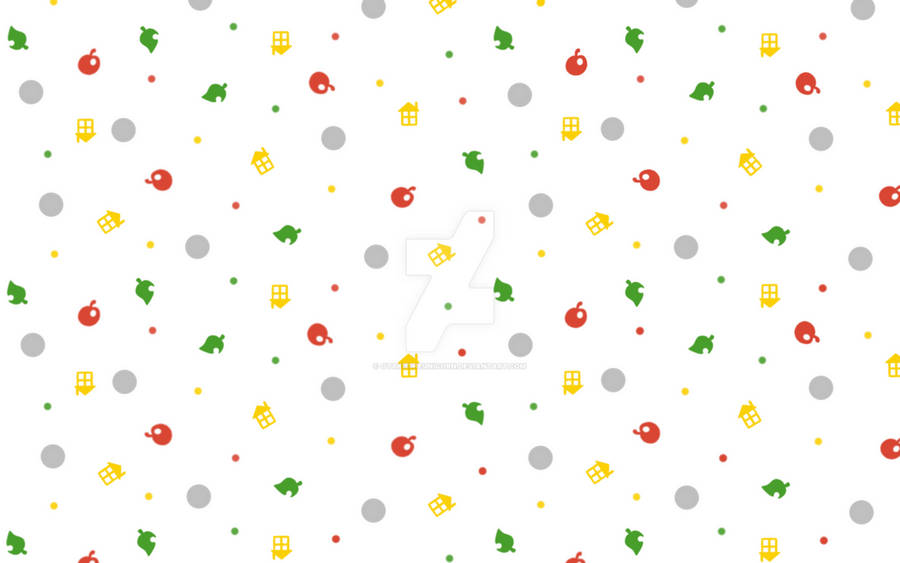 Animal Crossing Pattern Hd Wallpaper