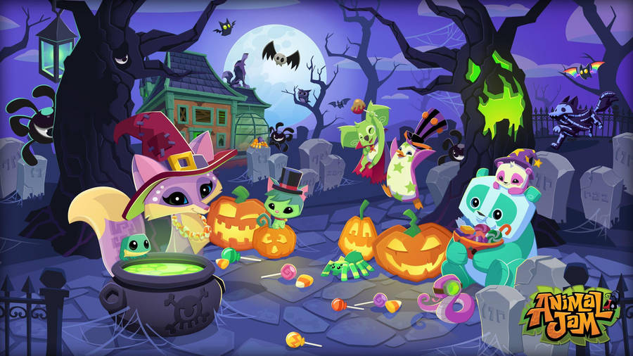 Animal Jam Halloween Wallpaper