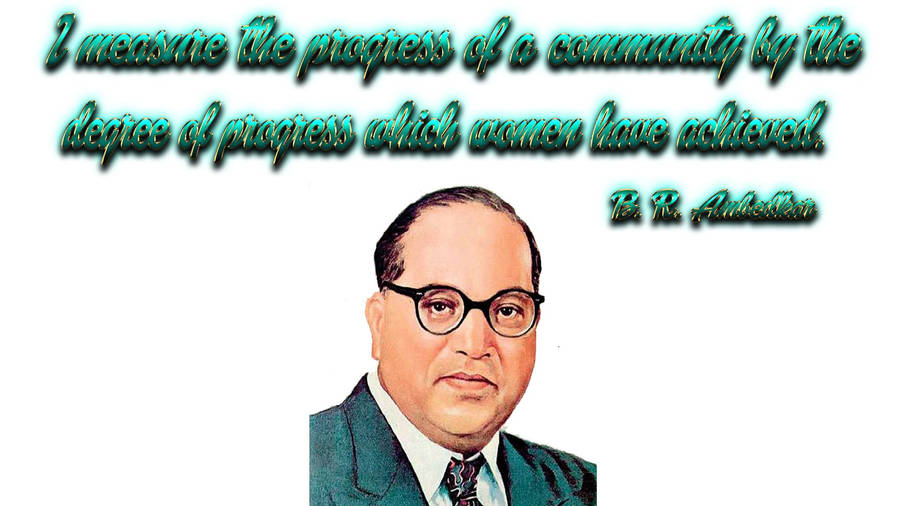 Animated Ambedkar 4k Wallpaper