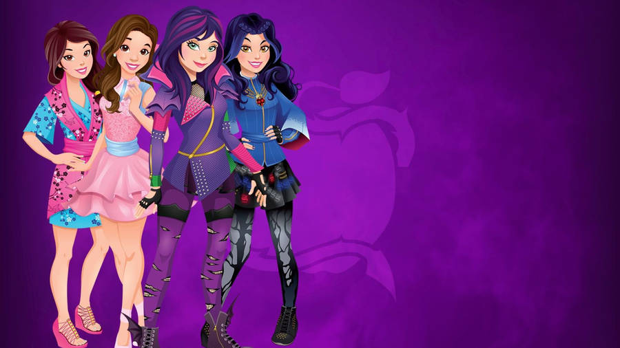 Animated Characters Descendants 2 Wallpaper