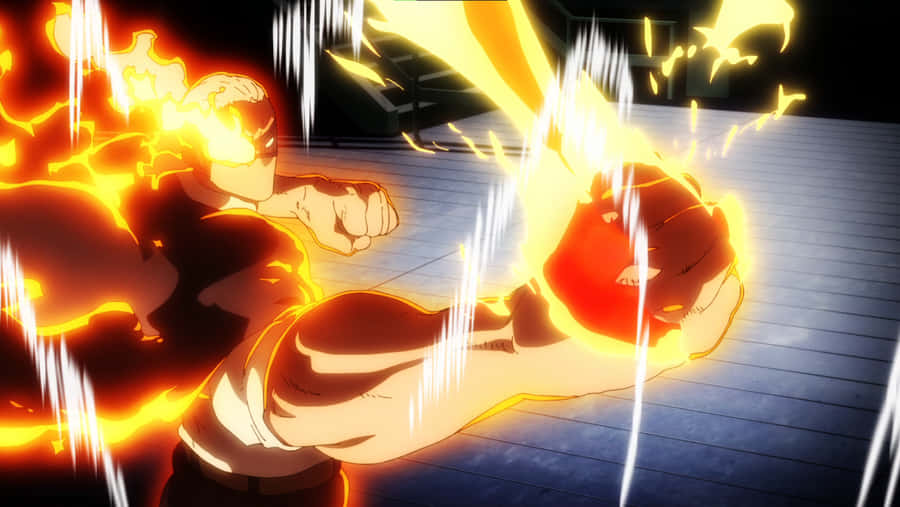 Animated Fire Punch Attack Wallpaper