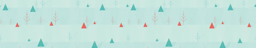 Animated Forest Pattern Three Screen Wallpaper