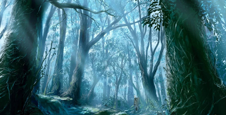 Animated Forest View Wallpaper