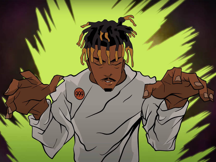 Animated Juice Wrld Imaginary Piano Wallpaper