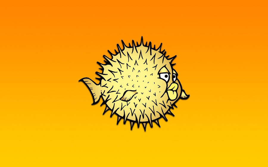 Animated Puffer Fish Wallpaper