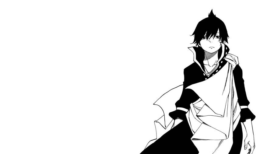 Anime Art Black And White Fairy Tail Zeref Wallpaper