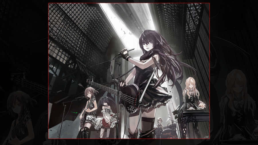 Anime Band Concert Artwork Wallpaper