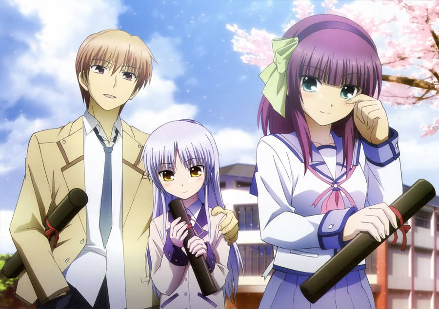 Anime Couple Angel Beats Wallpaper