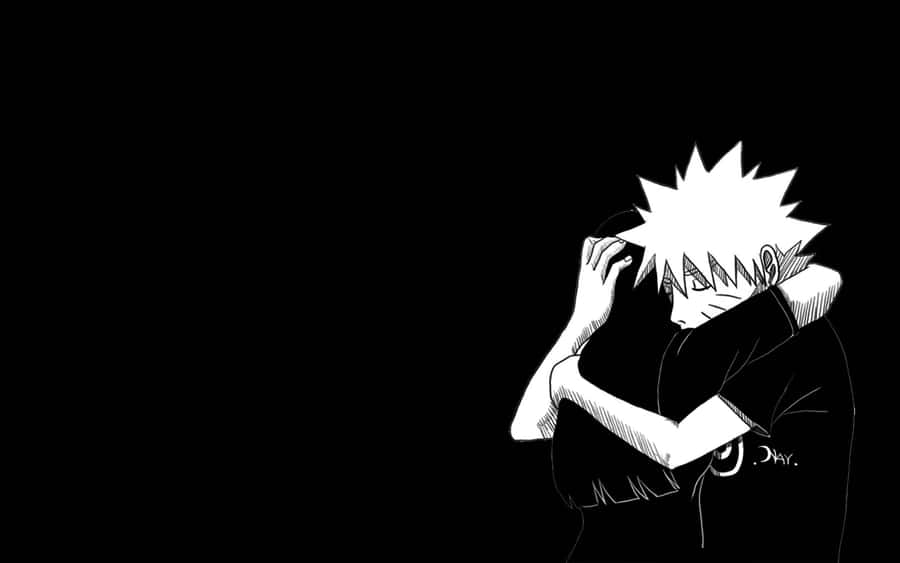 Anime Epitomized: Naruto Black And White Wallpaper