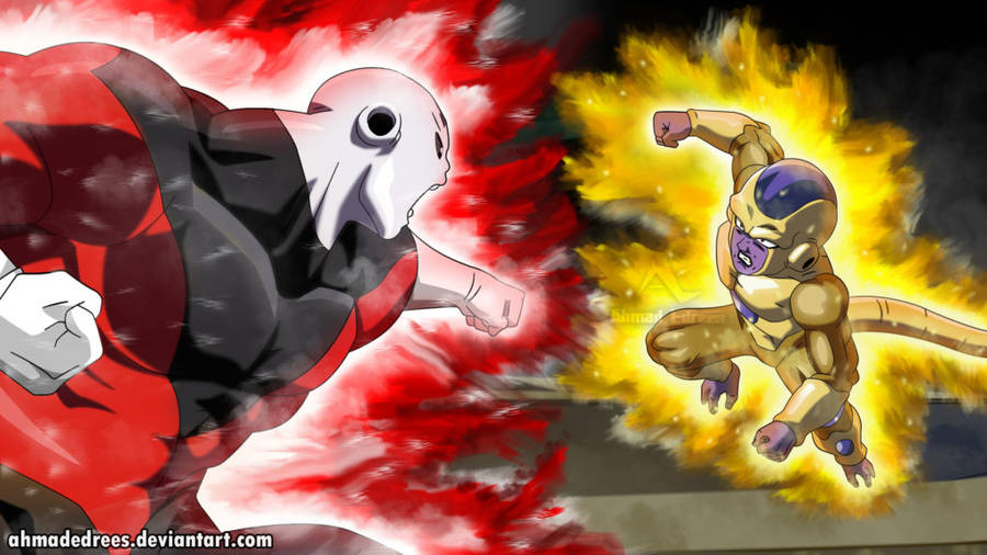 Anime Fight Jiren And Frieza Wallpaper