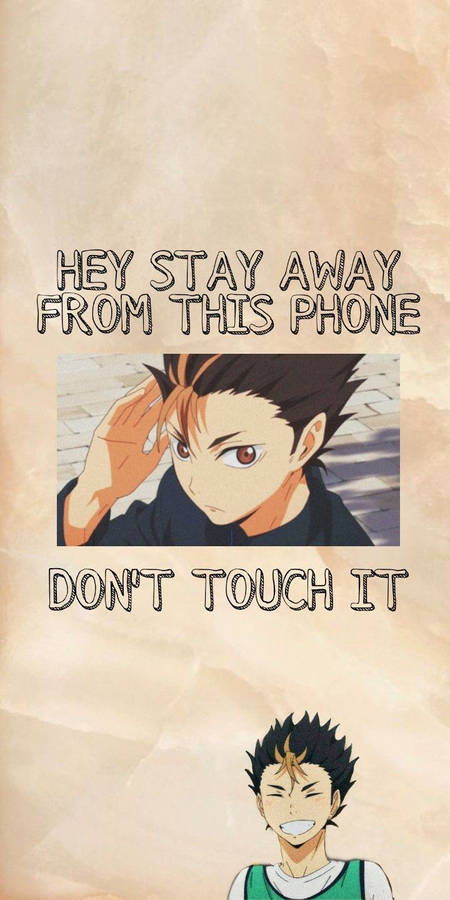 Anime Lock Screen Yu Nishinoya Wallpaper