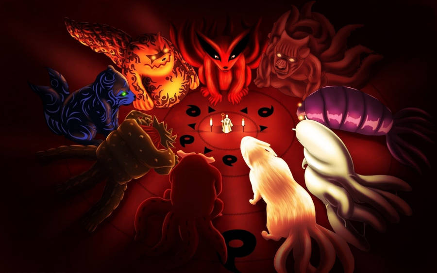 Anime Naruto Legendary Tailed Beasts Wallpaper