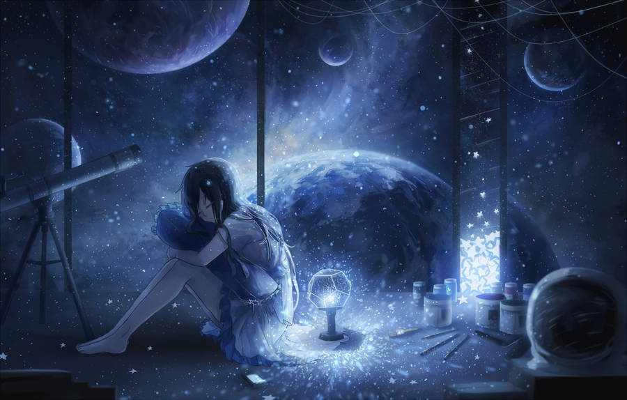 Anime Planet Lonely Girl Wallpaper