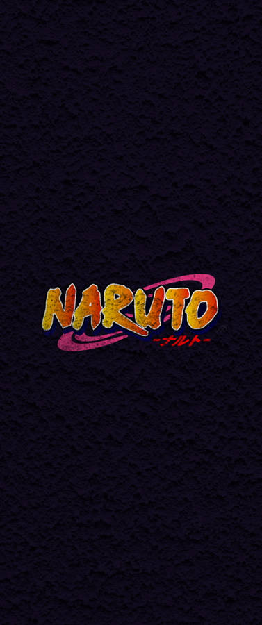 Anime Symbols Naruto Logo On Black Wallpaper