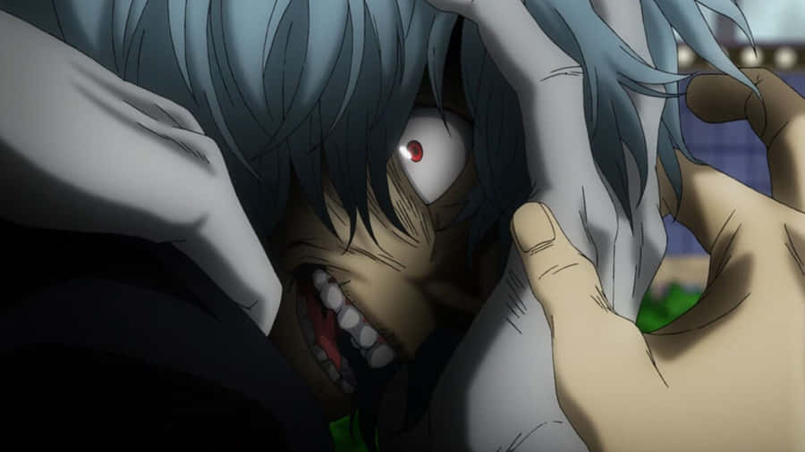 Anime Villainous Smile Reveal Wallpaper