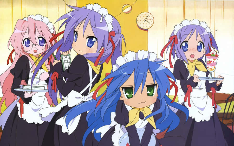 Animecore Lucky Star Anime Series Wallpaper