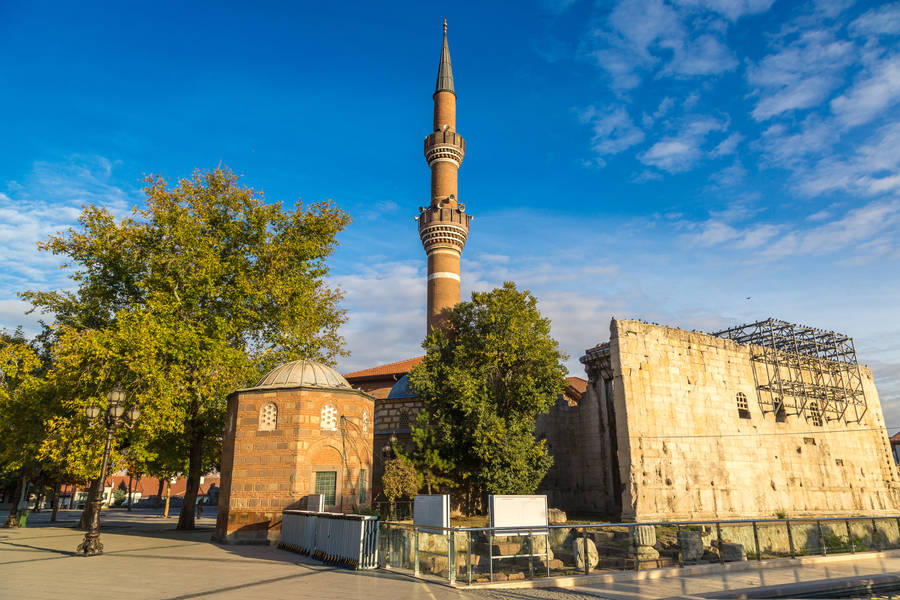 Ankara Ancient Mosque Wallpaper