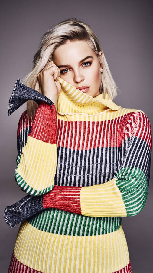 Anne-marie Colorful Sweater Wallpaper