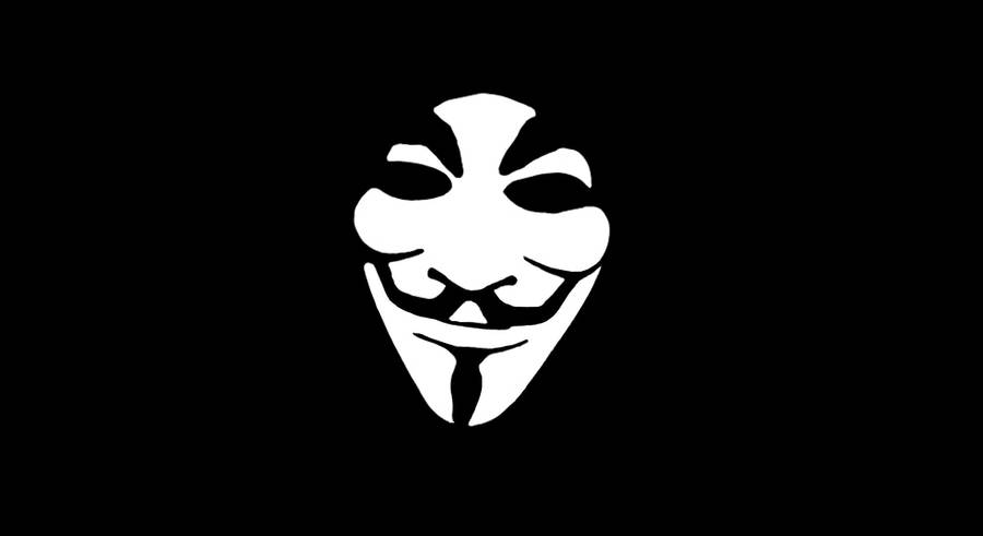 Anonymous Black Art Minimalism Wallpaper