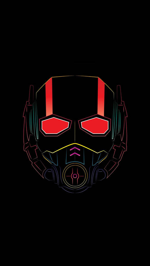 Ant Man Superhero Colourful Helmet Wallpaper